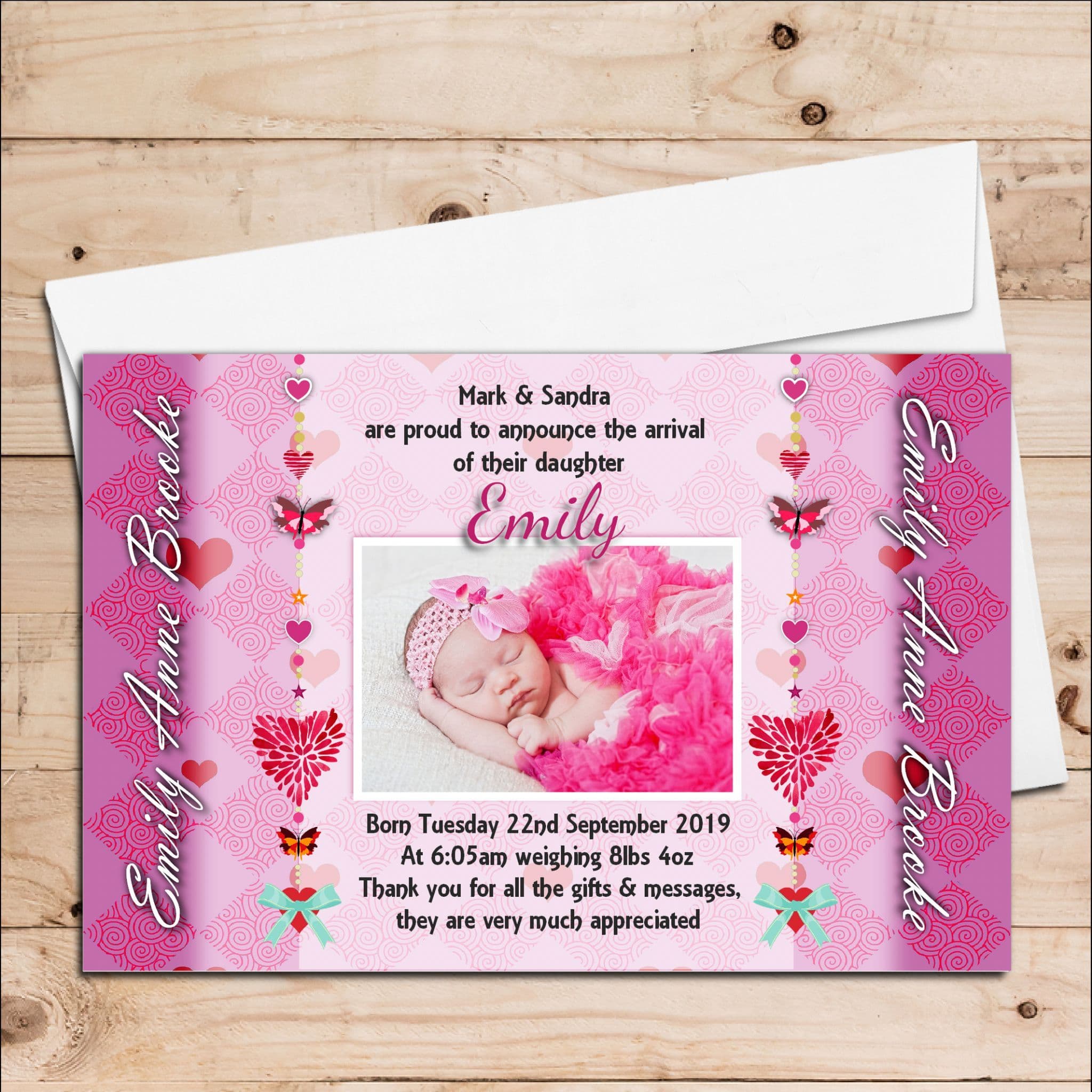 Birth Announcement Cards Baby Announcement Cards