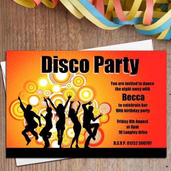Personalised Party Invitations