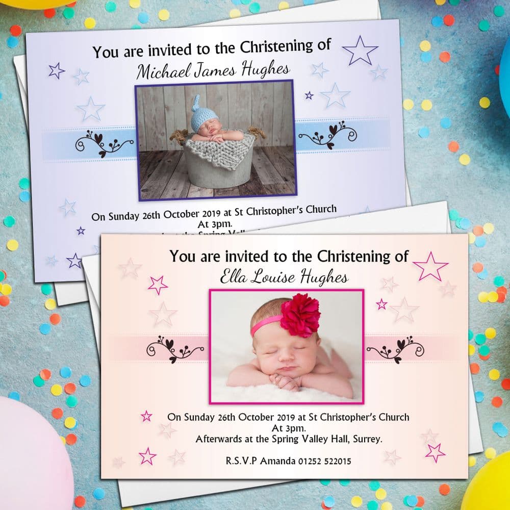Baby Photo Party Poster 2 Personalized Christening Banners For Baptism  Naming Day - Baby Photo Party Decor Poster Baptism Decorations For Baby Girl, image size:1000x1000