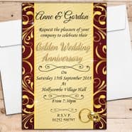 What To Write On A 50th Wedding Anniversary Invitation Card For Husband 