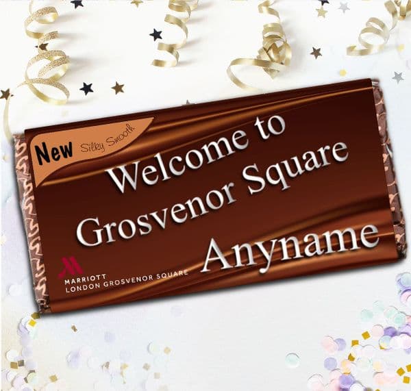 Personalised Welcome Chocolate Bar - Use for Marriott Hotel Only