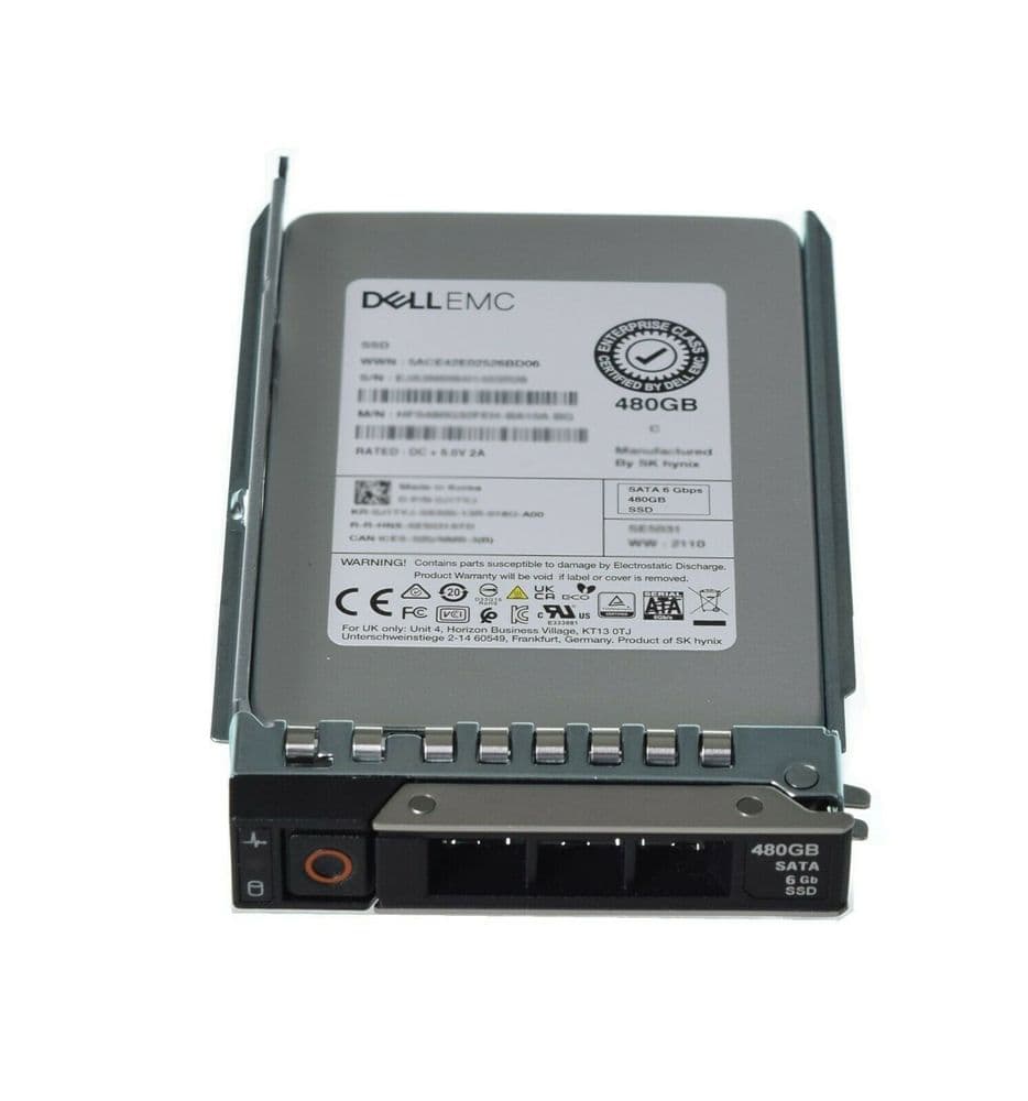 1 x New Dell 480GB SATA SSD + 2 x New Dell 1.92TB SATA SSD's in caddies