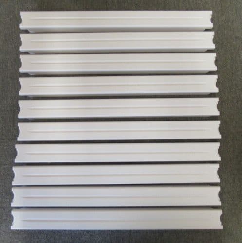 10 x APC 874-0018 1U White Plastic Rack Filler Cabinet Blanking Plate Panel