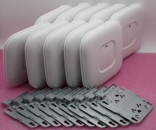 10 x Cisco AIR-CAP2702I-E-K9 PoE 802.11a/b/g/n/ac Dual Band Wireless AccessPoint