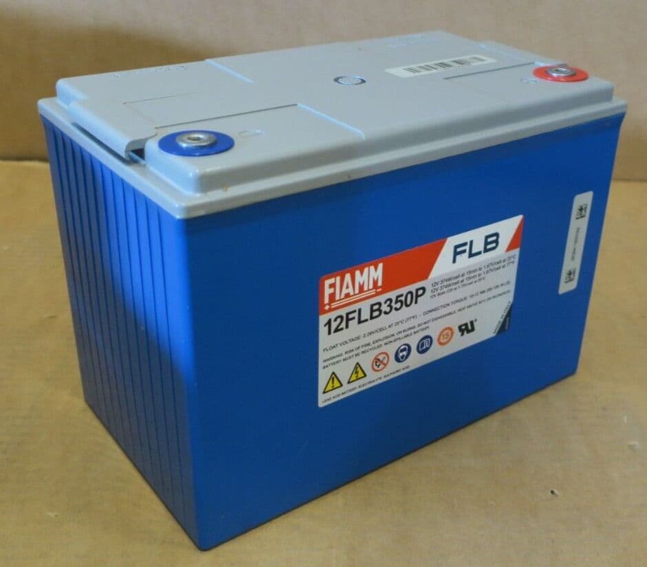 Flb Layout 10 x Fiamm 12FLB350P 95Ah 12V Battery FLB Series VRLA EuroBat UPS M8 ...