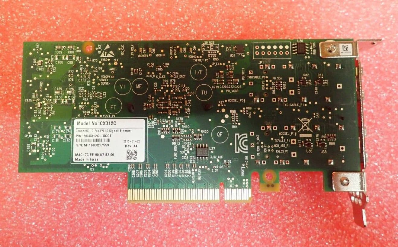 CX312C Mellanox Connectx-3 Pro En 10gbe Dual Port Network Interface Card | Acquisti Online Su - Foto 8
