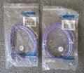10 x New CablesToGo Ethernet RJ45 Male 1m 1.5m 2m Cat5e Purple UTP Patch Cable