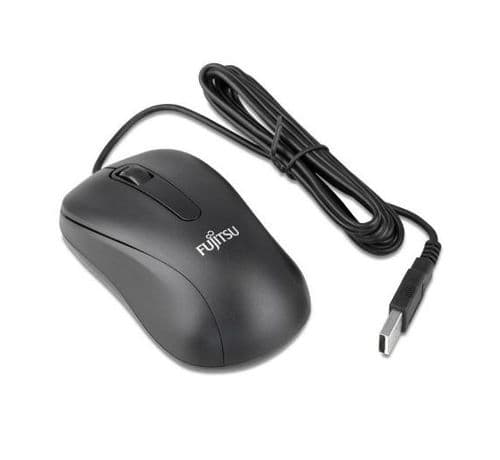 10 x NEW Fujitsu Mouse M520 black USB Wired Optical Mouse Scroll Wheel 1000dpi