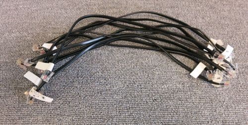 10 x Plantronics Telephone To Amplifier Vista Stub Connection Cable