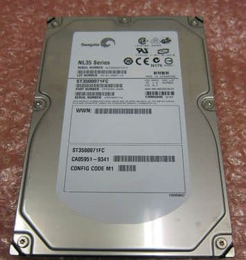 10 x Seagate 500GB 7.2K 4Gb Dual Channel FC FATA Hard Drive ST3500071FC