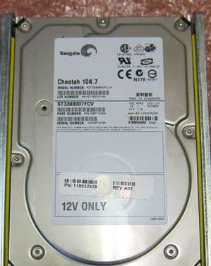 10 x Seagate ST3300007FCV 300GB 10K FC Fibre Channel Hot plug Hard Disk Drive
