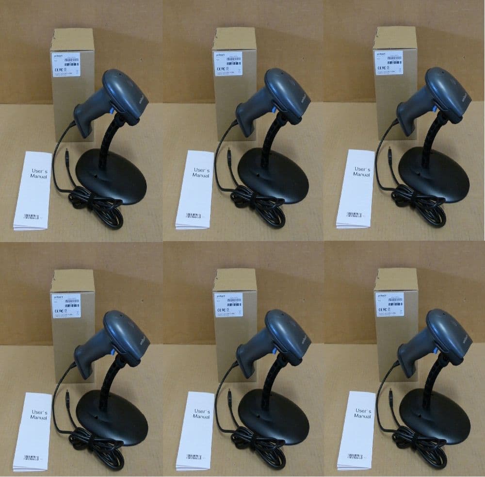 10 x Unitech MS836 Handheld 1D Laser Barcode Scanner Wired USB MS836-SUCBS0-SG