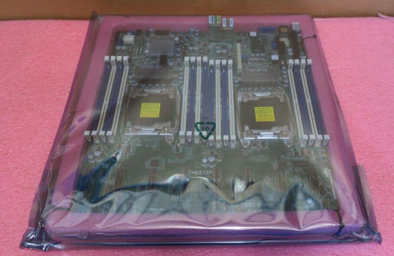 100 x NEW ASRock Rack MC-C612FM Motherboard Dual LGA-2011 E5-V3/ V4 ...