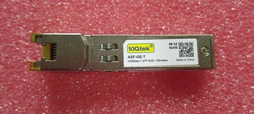 10Gtek ASF-GE-T 1000Base-T SFP RJ45 100M Transceiver Module