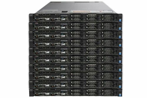 10x Dell PowerEdge R630 2x 10-CORE XEON E5-2650v3 2.3GHz 32GB 2x 300GB 1U Server