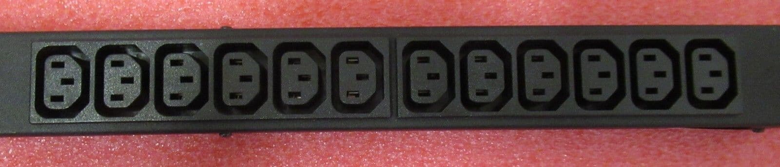 12 Way 12xC14 With 16A Commando Switch Power Distribution Units 1U 3M