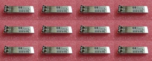 12 x HP AJ716B 8G 8Gbps FC B-Series SFP Transceiver AFBR-57D9AMZ-HP7 670504-001
