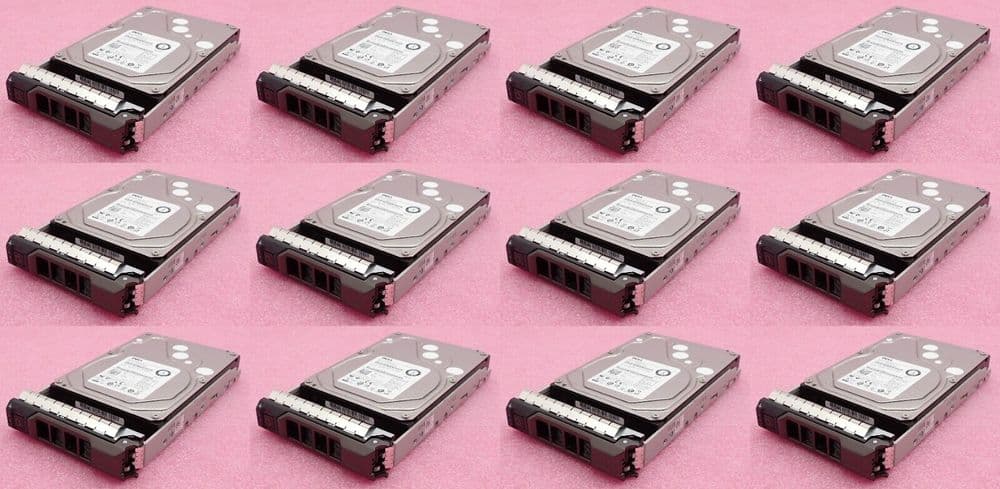 12x Dell 1TB 7.2K 3.5'' SAS 6G Hard Drive HDD 0GPP3G GPP3G Toshiba MG03SCA100
