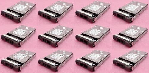 12x Dell 1TB 7.2K 3.5'' SAS 6G Hard Drive HDD 0GPP3G GPP3G Toshiba MG03SCA100