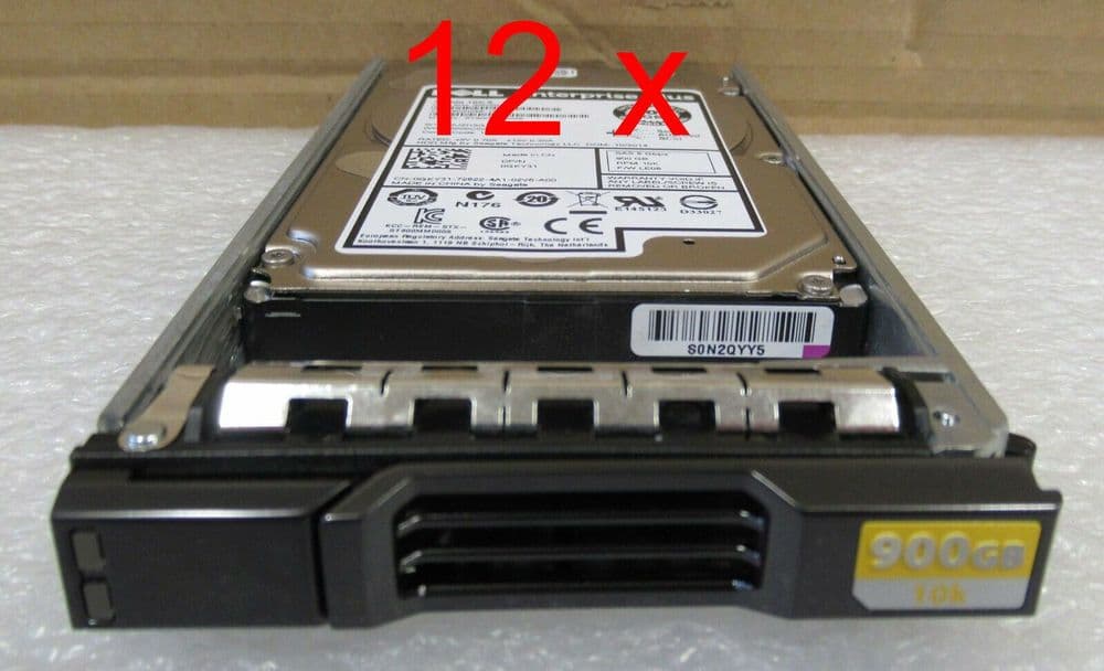 12x Dell Compellent Enterprise Plus 900GB 2.5