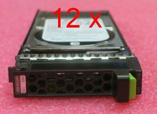 12x Fujitsu Eternus DX S2 1TB 2.5