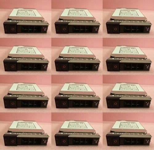 12x New Dell Enterprise 401-ABHX 12TB 3.5" SAS 12G 7.2K PowerEdge Server HDD