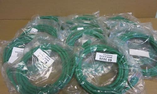 14 x Cat6 UTP 24 AWG Flush Moulded Patch Lead Green 2m - Product Code: 60 3020