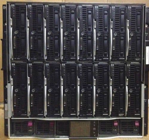 16 x HP ProLiant BL460c G6 2Quad-Core Xeon X5550 2.66Ghz 1536 c7000 Blade Server