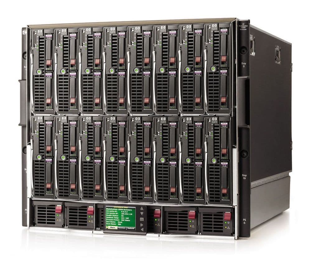 16 x HP ProLiant BL460c G7 Blade Servers 32 x SIX-CORE Intel XEON BL ...