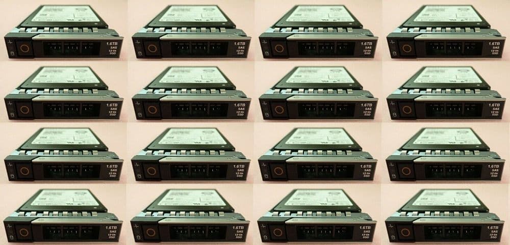 16 x NEW Dell Enterprise 1.6TB 2.5
