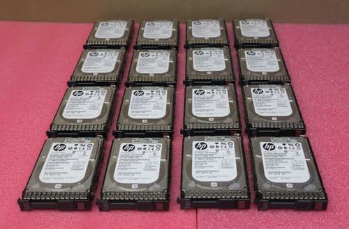 16x HPE 1TB 2.5" SATA 6GB/s 7.2K 64MB Server Gen8/9/10 655710-B21 656108-001 HP
