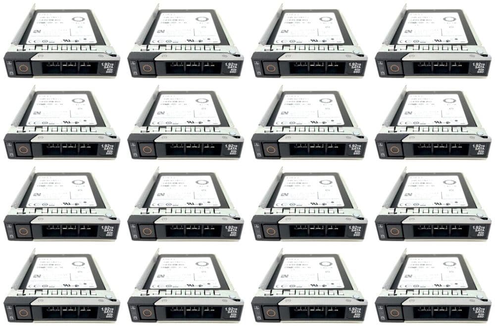 16x New Dell 1.92TB SATA 6G 2.5