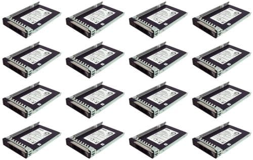 16x New Dell 1.92TB SATA 6G 2.5" Solid State SSD 9F9Y6 MZ-7LH1T9C +G14/G15 Caddy