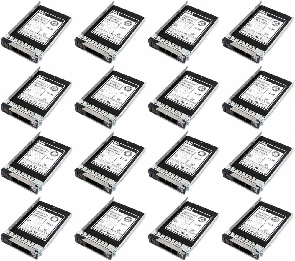 16x New Dell 240GB 2.5