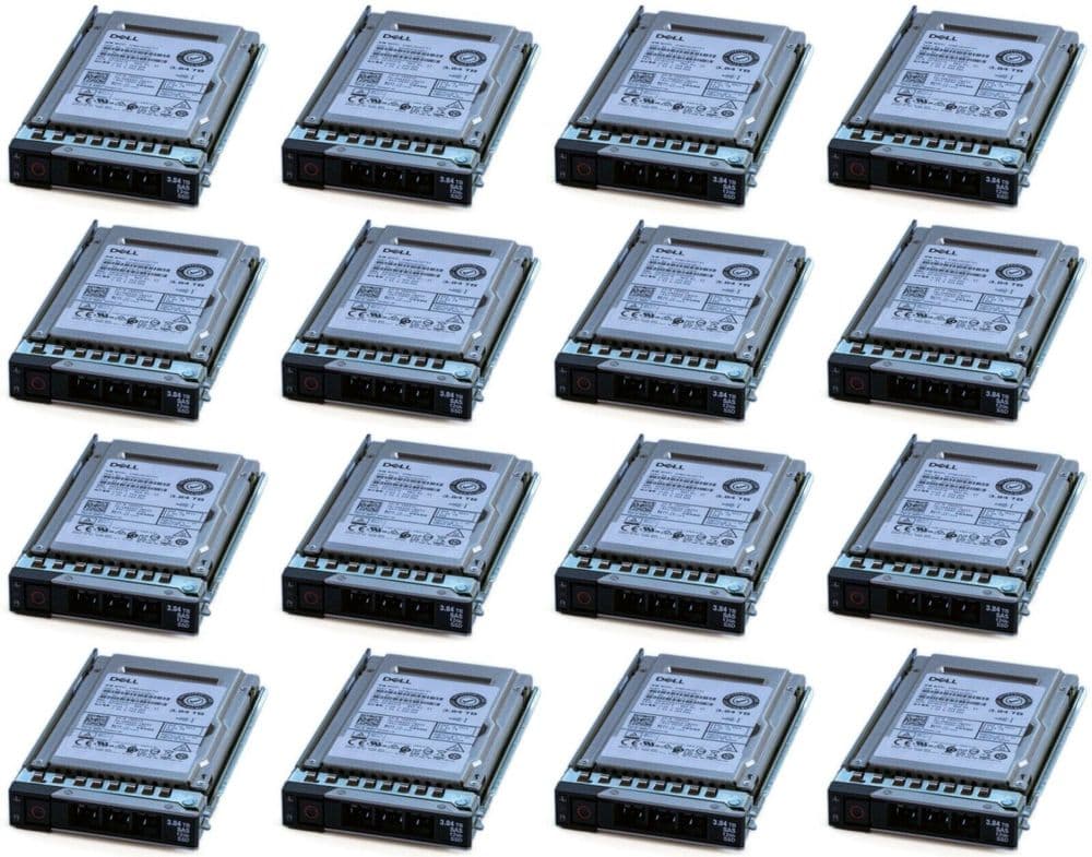 16x NEW Dell 3.84TB 2.5