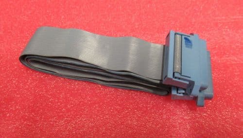 1M Flat Blue Ribbon Cable DB25 Male To DB25 Male