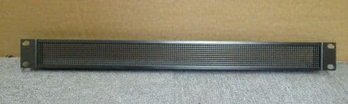 1U 19" Black Mesh Vented Rack Mount Data Caninet Blanking Panel