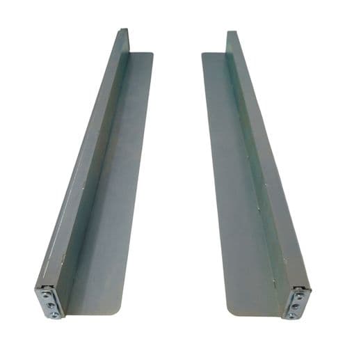 1U Universal Rack Mount Rail Shelf 580mm To 940mm