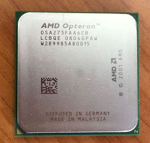 2 AMD Opteron OSA275FAA6CB 2.2GHz Dual Core Processor CPU For Servers Socket 940