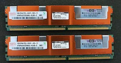 2 x 1GB (2GB) Hynix HYMP512F72CP8N3-Y5 AB-C Memory ECC PC2-5300F-555-11