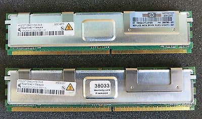 2 x 1GB (2GB) Qimonda HYS72T128420HFA-3S-B Memory ECC PC2-5300F-555-11-B0