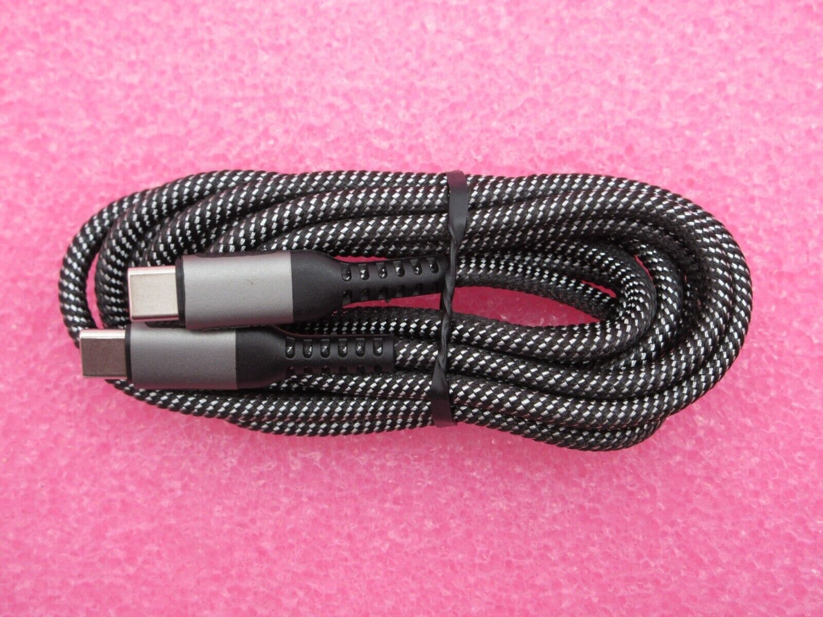 2 x 2M USB Type-C to Type-C 100W Capacity USB-C Charging Data Braided Cable