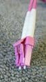 2 x 5M Fibre Optic Multi-Mode Duplex OM2 Pink LC To LC Patch Lead Cable