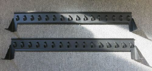2 x APC 870-5319B-R3-V0 Cable Retention Bracket Black 19" Withonut Screws