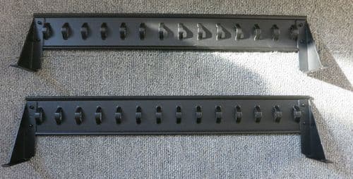 2 x APC 870-5426B Cable Retention Bracket Black 15" x 3" x 2.5" Withonut Screws