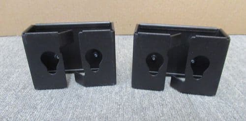 2 x APC AR7710 EPDU-BRKT NetShelter Cable Management Easy Rack Mounting Bracket Black