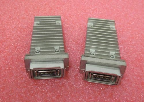 2 x Cisco Original 10-2105-03 X2-10GB-CX4 10GBase X2 Optical Transceiver Module