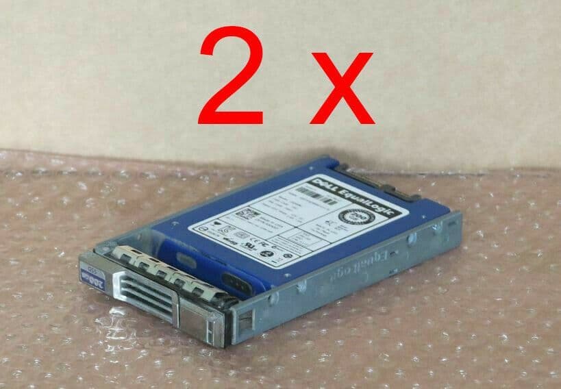 2 x Dell EqualLogic 200GB 2.5