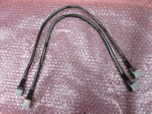 2 x Dell PowerEdge R710 Mini-SAS A/B-H700/H200 RAID Cables 2.5" Backplane M251M