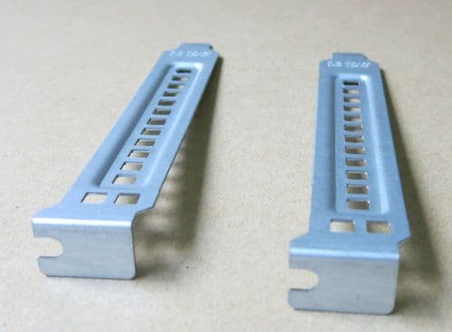 2 x Dell Precision PowerEdge PCI Blank Slot Cover Full height DD463 bracket